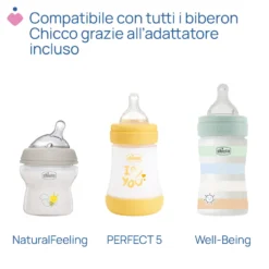 Chicco Stimolatte - Tiralatte elettrico per l'estrazione e stimolazione del latte, 1 pezzo