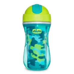 Chicco Tazza Sport 14M+ - Tazza isolante anti-goccia per bere in viaggio, 1 pezzo da 266 ml