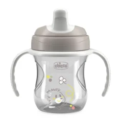 Chicco Training Cup Tazza 6m+ colore Grigio, 200ml