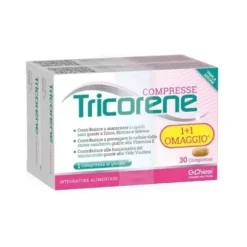 Chiesi Tricorene Tripla Azione - Integratore alimentare per la salute dei capelli, 60 compresse