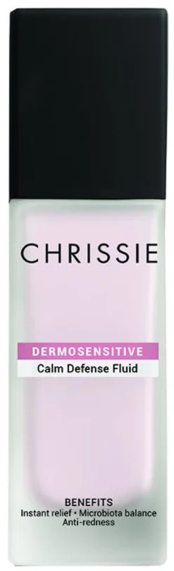 Chrissie Dermosensitive Calm Defense Fluid Fluido viso lenitivo per pelli sensibili, 35 ml