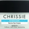 Chrissie Hydracare Revive Eye Cream Crema gel contorno occhi per ridurre borse e occhiaie, 20 ml