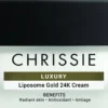 Chrissie Luxury Liposome Gold 24K Cream Crema viso antiage e illuminante, 50 ml