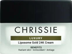 Chrissie Luxury Liposome Gold 24K Cream Crema viso antiage e illuminante, 50 ml