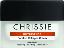 Chrissie Nutrisense Comfort Collagen Cream Crema viso ultra-nutriente per pelle secca, 50 ml