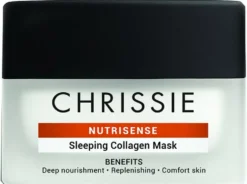 Chrissie Nutrisense Sleeping Collagen Mask Maschera notte al collagene nutriente per il viso, 50 ml