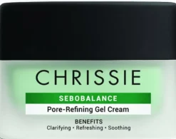 Chrissie Sebobalance Pore-Refining Crema gel affinante e opacizzante per le pelli miste e impure, 50 ml