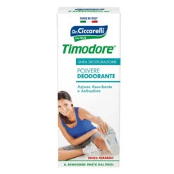 Ciccarelli Timodore - Polvere deodorante per piedi, 250 g