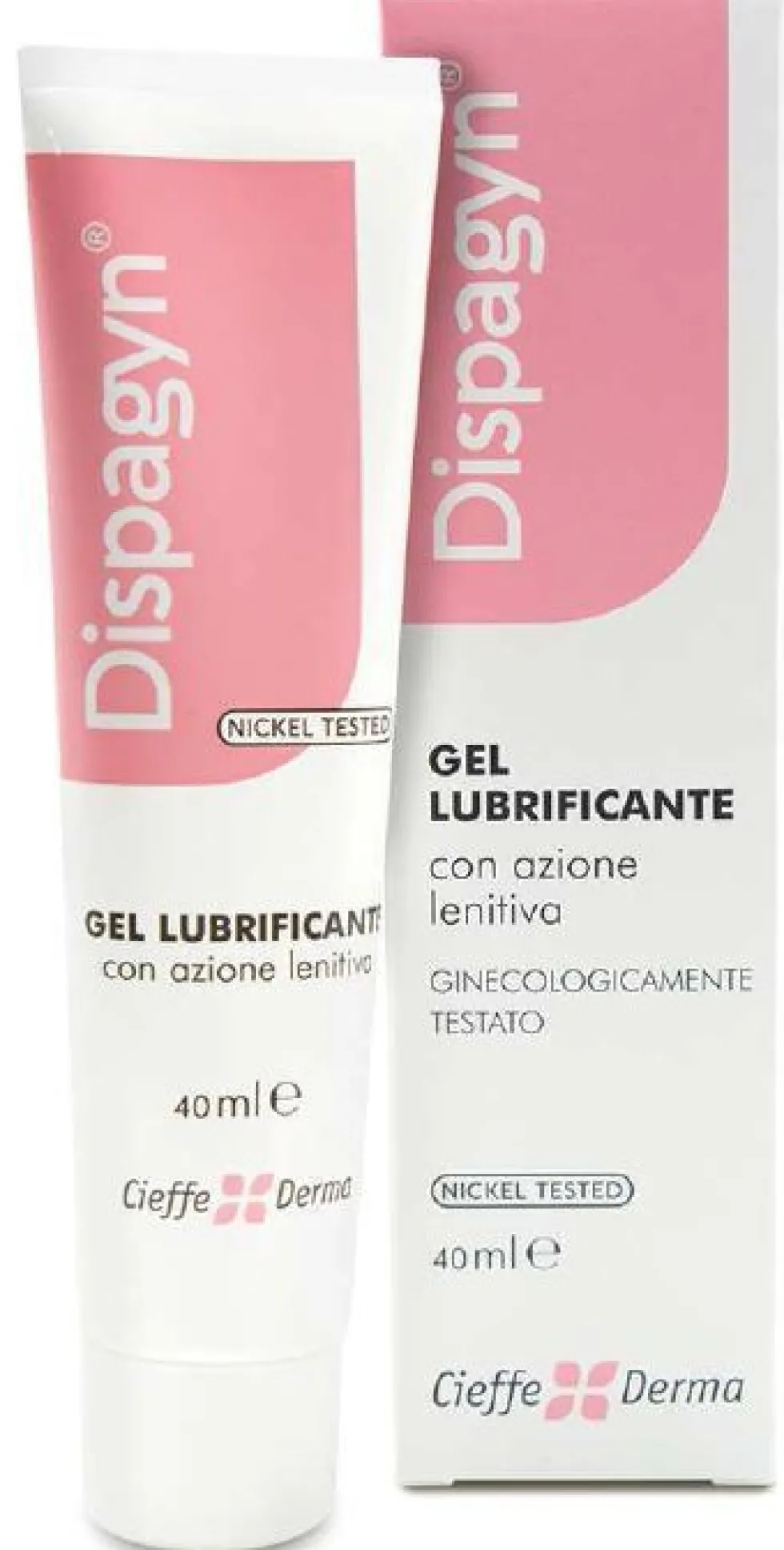 Cieffe Derma Dispagyn - Gel lubrificante con azione lenitiva per la secchezza vaginale, 40 ml