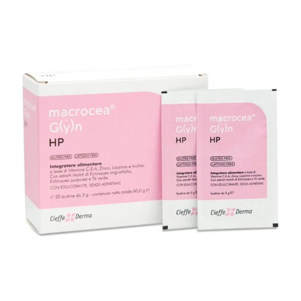 Cieffe Derma Macrocea - Gyn HP Integratore Sistema Immunitario, 20 Bustine