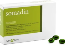 Cieffe Derma Somadin - Integratore alimentare per il rilassamento e il sonno, 30 softgel