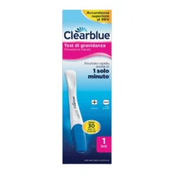 Clearblue Test di gravidanza - Test rapido per l'autodiagnosi della gravidanza, 1 test