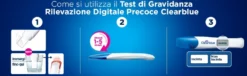 Clearblue Test di Gravidanza con Indicatore delle Settimane, 2 Test Digitali