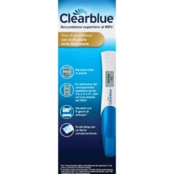 Clearblue Test di Gravidanza con Indicatore delle Settimane, 1 Test Digitale