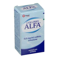Collirio Alfa Dec Decongestionante Soluzione 0,8mg/ml Nafazolina Nitrato, 10ml