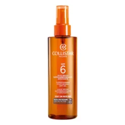 Collistar Olio Secco Superabbronzante SPF 6 - Olio spray per un'abbronzatura rapida, 200 ml