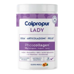 Colpropur Collagene LADY Pesca Integratore Benessere Cartilagini Articolazioni e Ossa, 340g