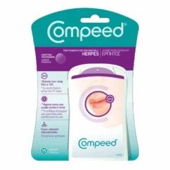 Compeed Trattamento dei sintomi dell'herpes Cerottini trasparenti, 15 pezzi