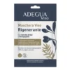 Consulteam Adegua - Maschera viso in tessuto ad azione idratante e anti-età, 1 maschera da 15 ml