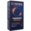 Control Finissimo Original 0.05 mm - Preservativi sottili per un'elevata sensibilità, 12 pezzi