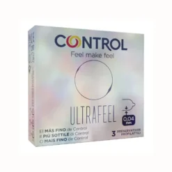 Control Finissimo Ultrafeel - Preservativi molto sottili per un'elevata sensibilità, 3 pezzi
