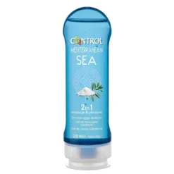 Control Mediterranean Sea 2 In 1 Gel Massaggio Idratante, 200ml