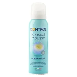 Control Sensual Mousse Ocean Wave - Mousse idratante e stimolante per i massaggi, 125 ml