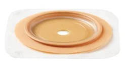 Convatec Natura+ Placca piana a soffietto ritagliabile da 70 mm per stomia con sacca a fondo chiuso, 5 placche