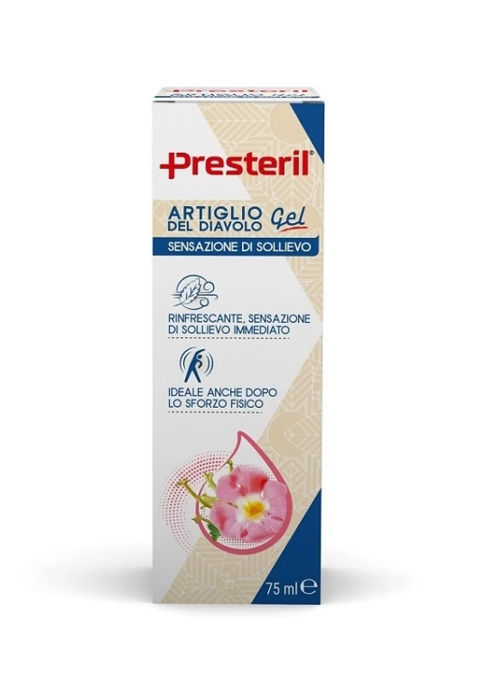 Corman Presteril Artiglio del diavolo - Gel rinfrescante per la pelle affaticata, 75 ml
