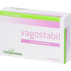 Cristalfarma Vagostabil - integratore alimentare per il rilassamento, 36 compresse