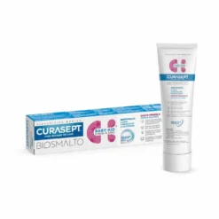 Curasept Biosmalto Baby-Kid - Dentifricio per bambini senza fluoro contro la carie, 50 ml