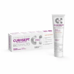 Curasept Biosmalto Denti Sensibili - Mousse ad azione d'urto per il sollievo dal dolore, 50 ml