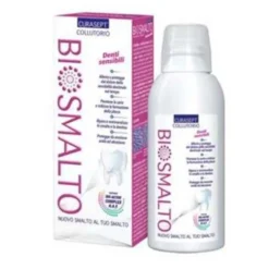 Curasept Biosmalto Denti Sensibili - Collutorio per la sensibilità dentinale e lo smalto, 300 ml