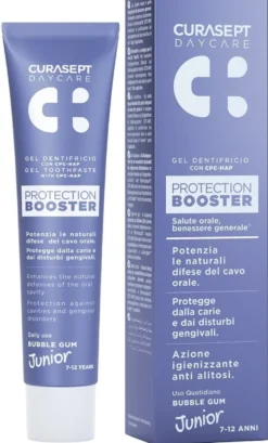 Curasept Daycare - Protection Booster Junior 7-12 Gel Dentifricio, 50ml