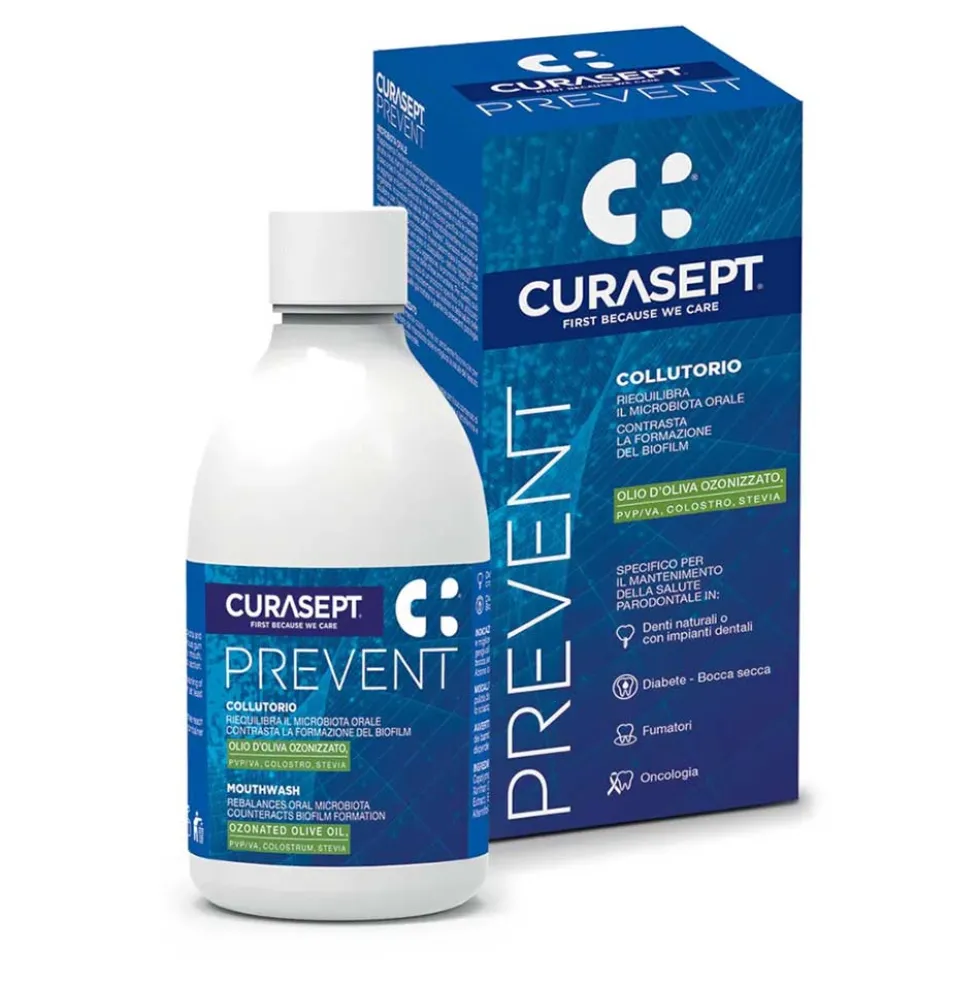 Curasept Prevent - Collutorio per la protezione e il mantenimento degli impianti, 300 ml