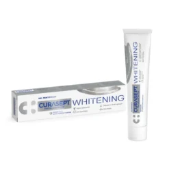 Curasept Whitening - Gel dentifricio ad azione sbiancante contro le macchie, 75 ml