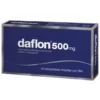 Daflon 500mg Compresse per Insufficienza Venosa, 60 Compresse Rivestite