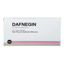 Dafnegin Crema Vaginale 1% Ciclopiroxolamina per Affezioni Vulvo-Vaginali e Peri-Anali, 78g con Applicatori Monouso