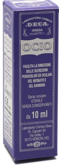 Deca Laboratorio Chimico Ocio Spray Oculari Rimozione Secrezioni Perioculari, 10ml