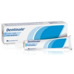 Dentinale Pasta gengivale 0,5% + 0,5% - Pasta anestetica per i dolori dei primi denti, 25 g
