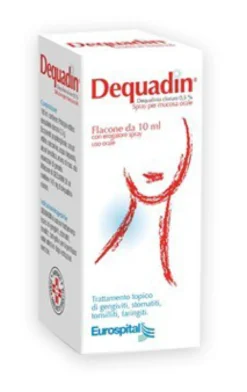 Dequadin 0,5% Spray Per Mucosa Orale Flacone 10 Ml