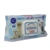 Dermacotone Pets - Salviette detergenti al muschio bianco per l'igiene di cani e gatti, 40 salviette
