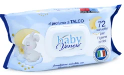 Dermacotone Venere Baby - Salviette detergenti per la pelle sensibile dei bambini, 72 salviettine
