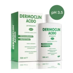 Dermoclin Acido Detergente Riequilibrante Protettivo, 500 ml