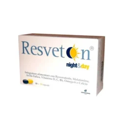 Dermofarma Resveton Night & Day Integratore Alimentare, 60 Capsule