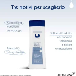 Dermon Detergente doccia dermico pH 4.0 - Detergente corpo ad azione antimicrobica, 250 ml
