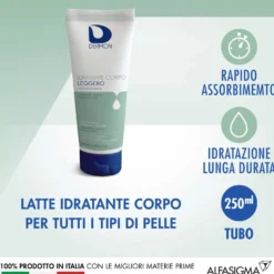 Dermon Idratazione - Idratante Corpo Leggero Latte Reintegrante, 250ml