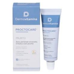 Dermovitamina Proctocare Prurito - Crema lenitiva per il prurito della zona perianale, 30 ml