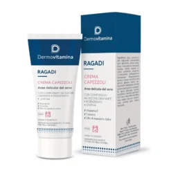 Dermovitamina Ragadi - Crema capezzoli aree delicate del seno in allattamento, 30 ml