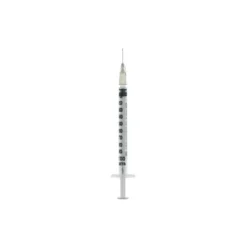 Desa Pharma Siringa per insulina extrafine - Siringa con ago removibile G25, 1 pezzo da 1 ml